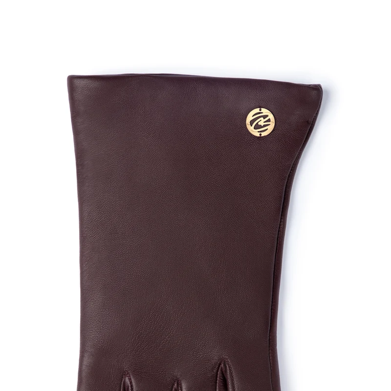 Isabel Bernard Isabel Bernard Honoré Eleanor bordeaux leren handschoenen van geitenleer IB67000-352-7.5