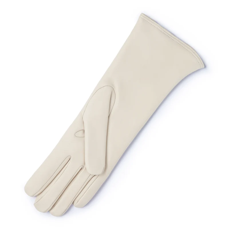 Isabel Bernard Isabel Bernard Honoré Sylvie crème leren handschoenen van geitenleer IB67004-372-7