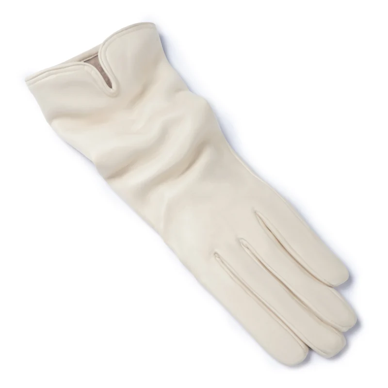 Isabel Bernard Isabel Bernard Honoré Sylvie crème leren handschoenen van geitenleer IB67004-372-7
