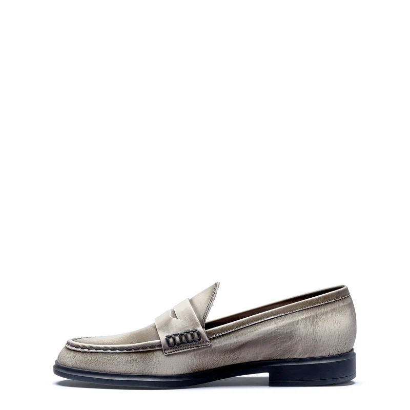 Isabel Bernard Vendôme Blandine créme loafers van spazzolato leer IB51015-638-39