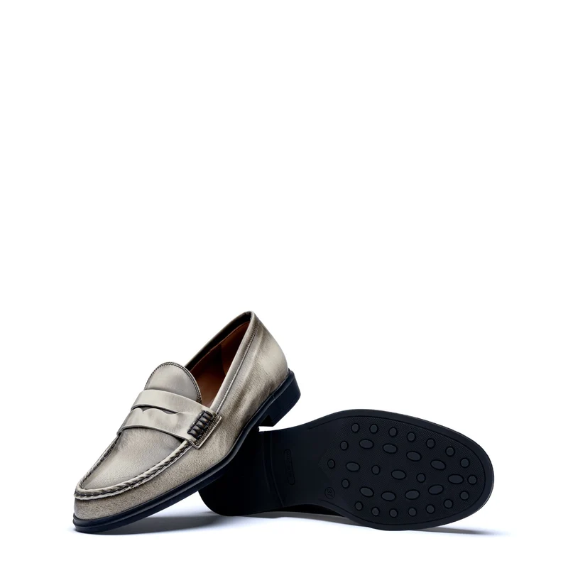 Isabel Bernard Vendôme Blandine créme loafers van spazzolato leer IB51015-638-39