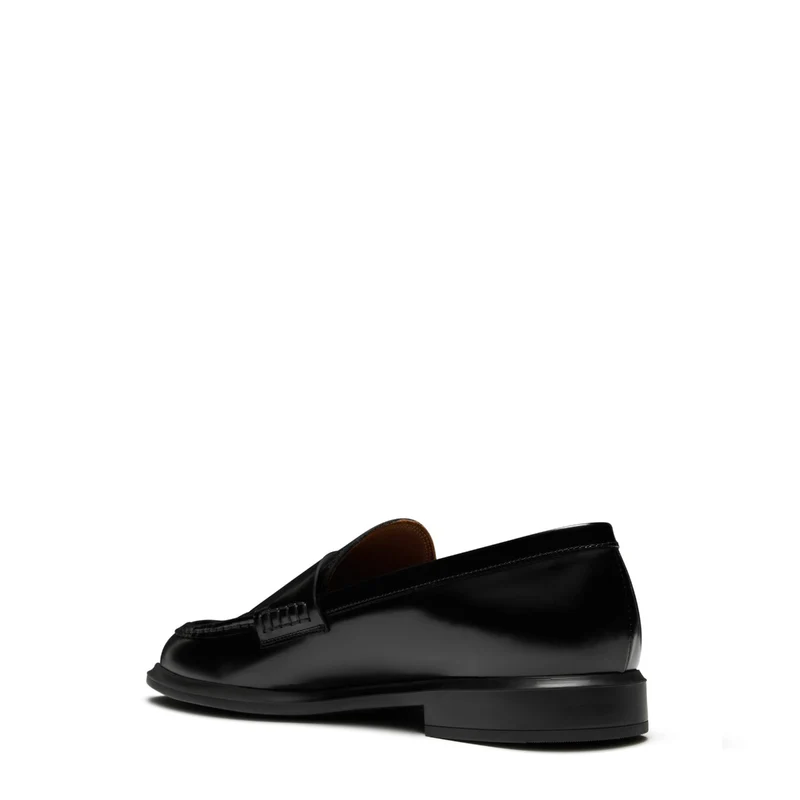 Isabel Bernard Vendôme Blandine Zwarte spazzolato Leren Loafers IB51015-601-37