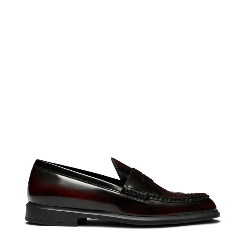 Isabel Bernard Vendôme Blandine Bordeaux Loafers van Kalfsleer IB51015-652-39