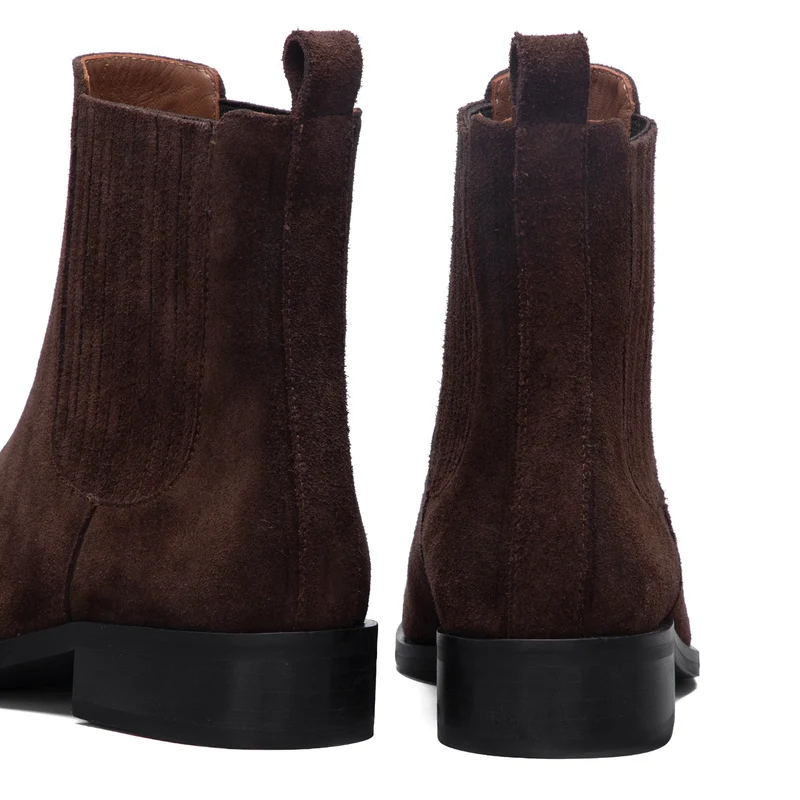 Isabel Bernard Vendôme Chey Bruin Suede Leren Chelsea Boots IB53012-130-38