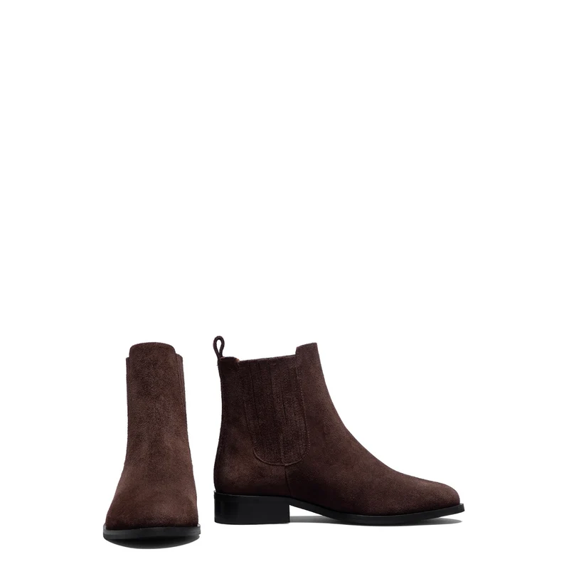 Isabel Bernard Vendôme Chey Bruin Suede Leren Chelsea Boots IB53012-130-38