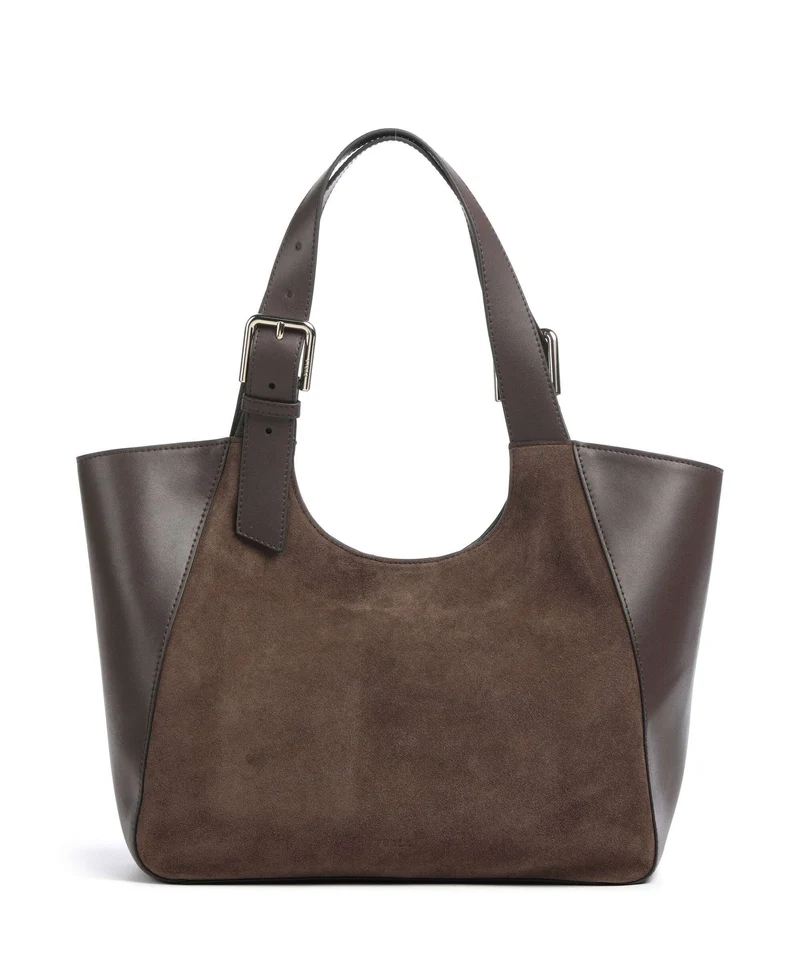 Furla Dora M Bolsa shopping toni cioccolato