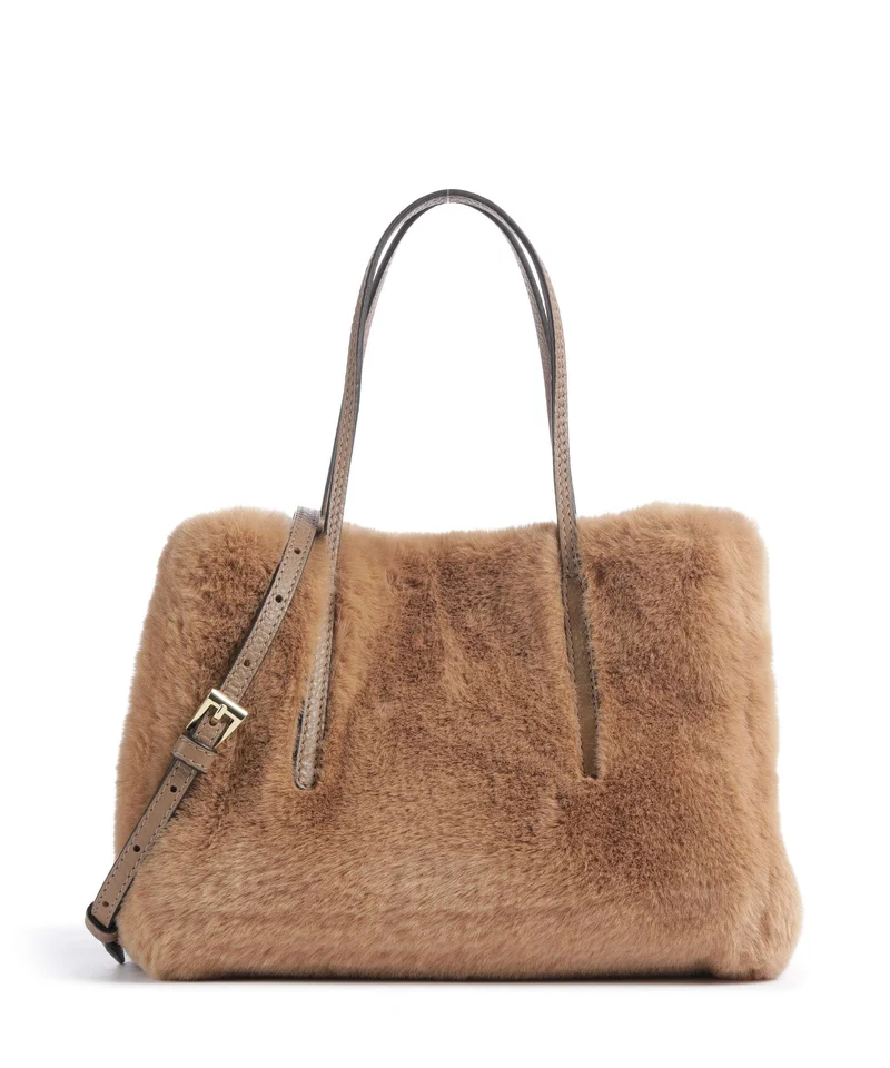 Abro Eco Fur Noelle Bolso de mano cappuccino