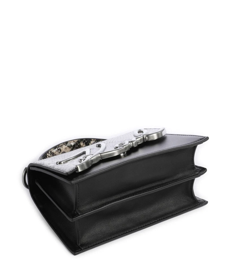 Karl Lagerfeld K/Signature 2.0 Small Bandolera natural snake aop