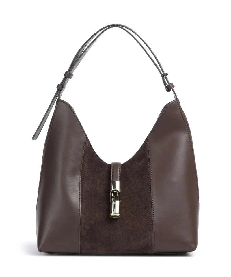 Furla Goccia M Bolso de hobo toni espresso