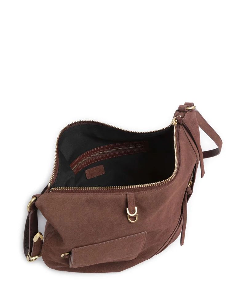 Pinko Luna Big Bolso de hobo castano intenso/matt gold