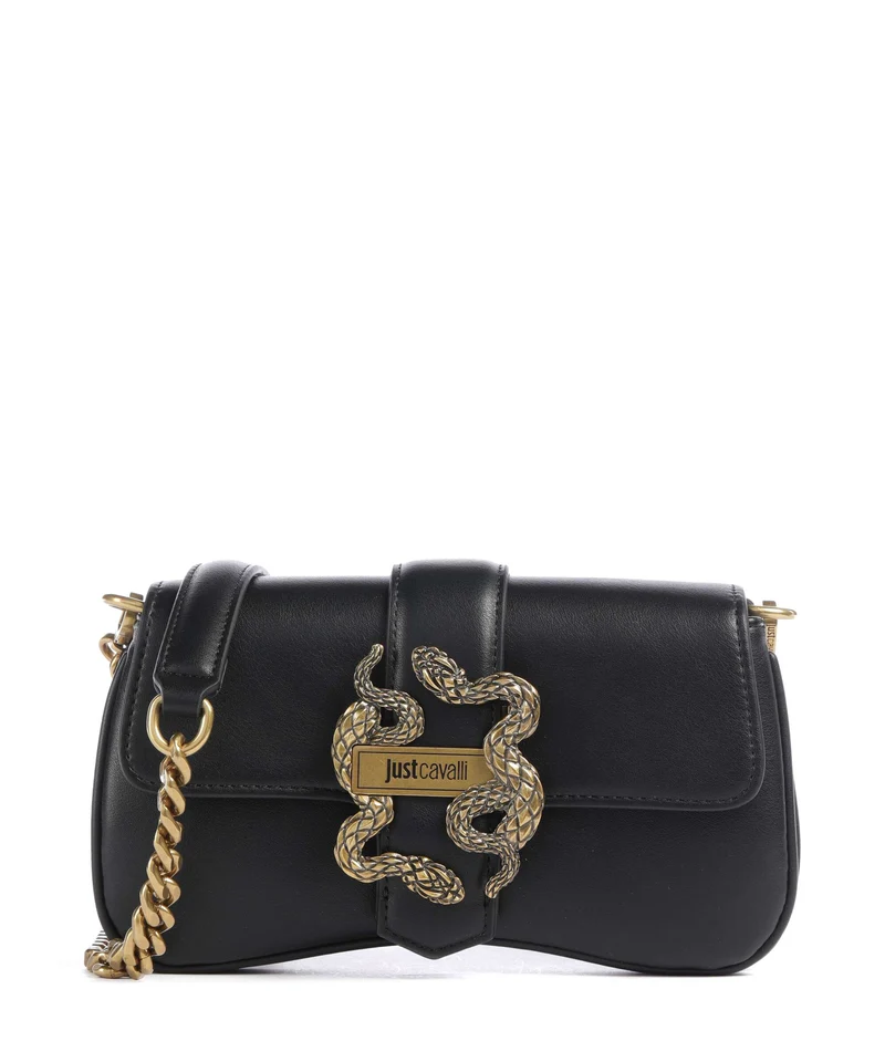 Just Cavalli Iconic Snakes Bandolera black