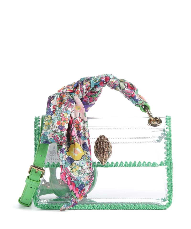 Kurt Geiger Kensington Vinyl Mini Bandolera green combination