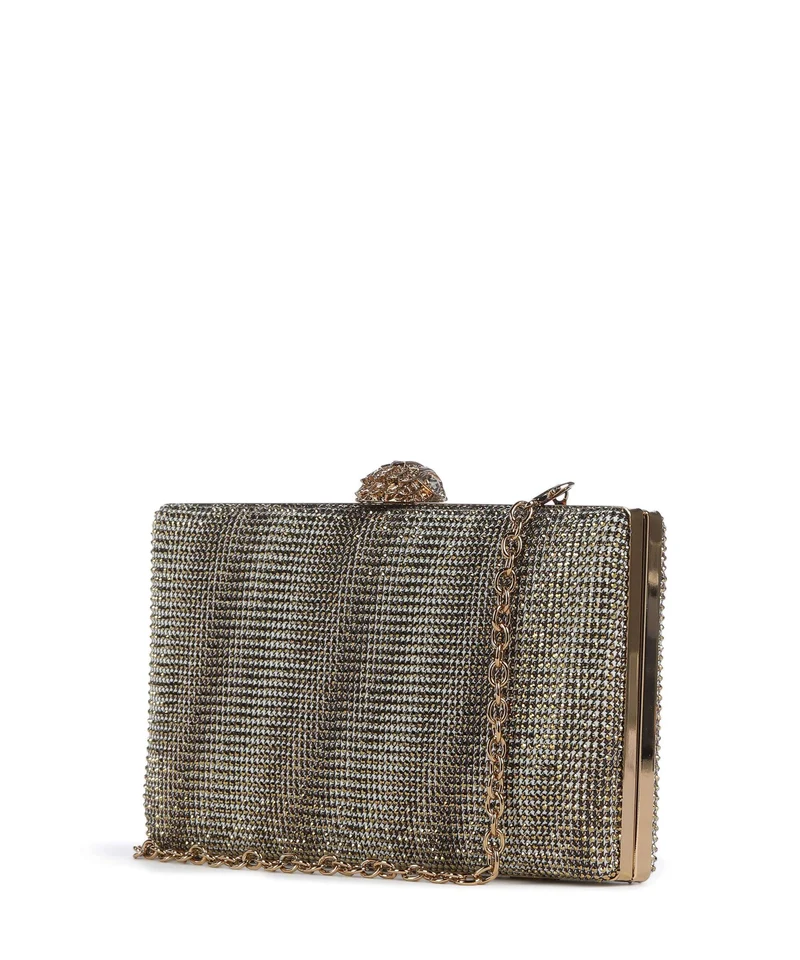 Kurt Geiger Kensington Crystal Bolso de fiesta beige