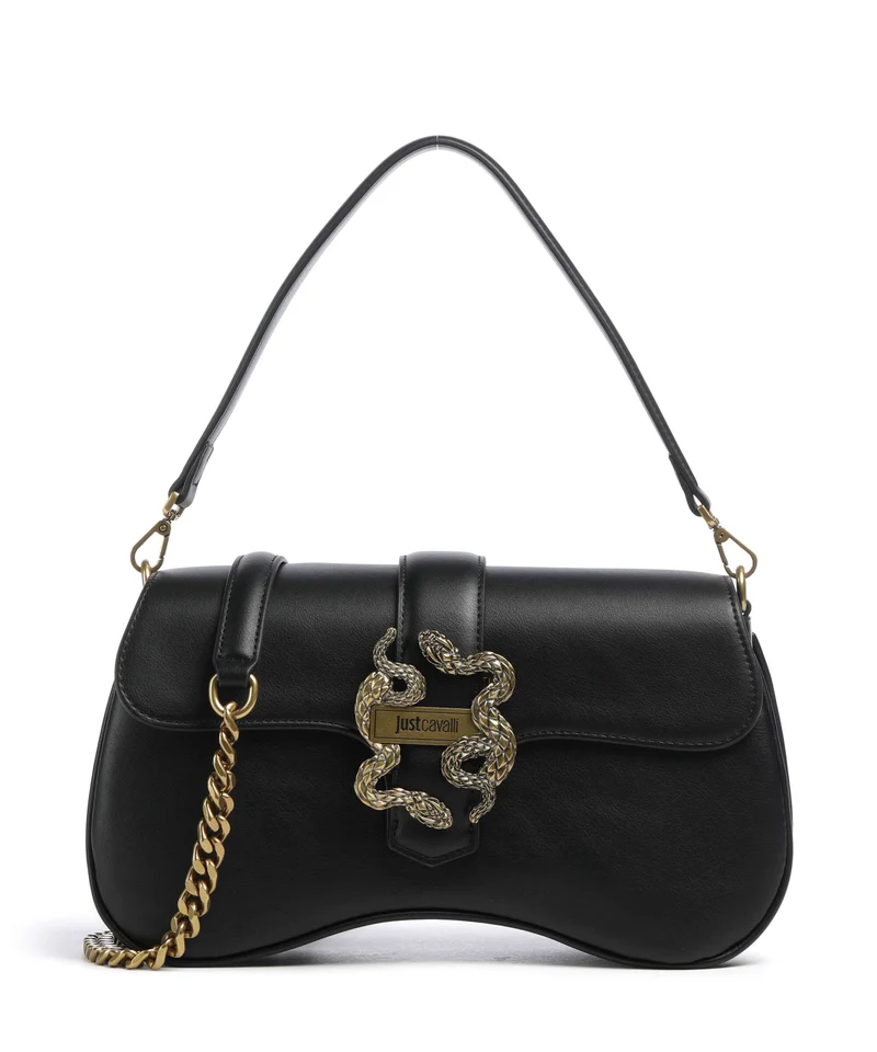 Just Cavalli Iconic Snakes Bolso de hombro black