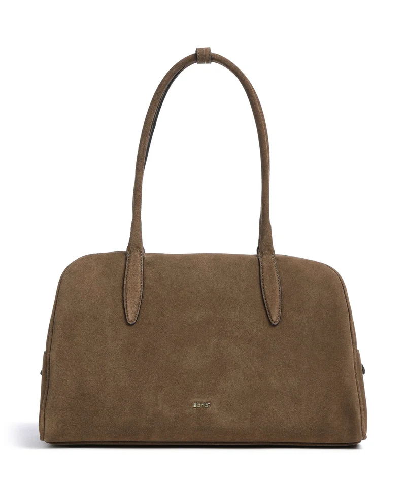 Abro Suede Amara Bolso de hombro khaki