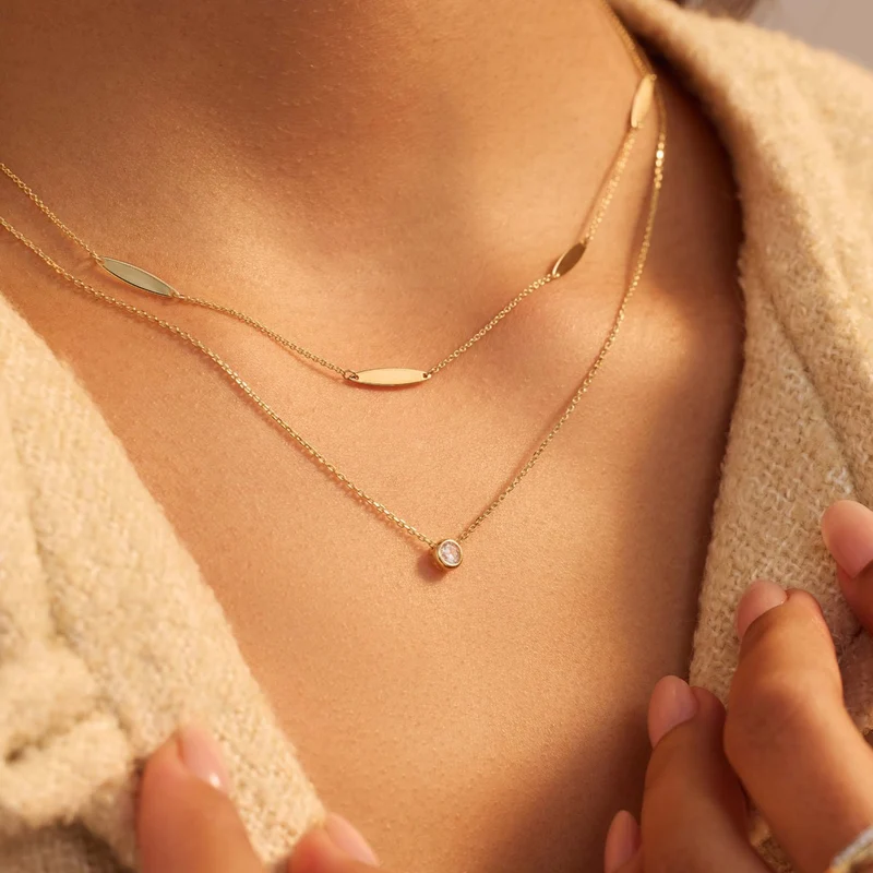 Beloro Jewels Monte Napoleone Lucilla 9 karaat ketting BO340010