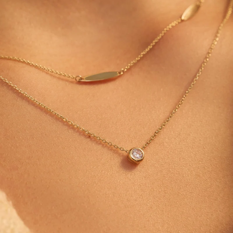 Beloro Jewels Monte Napoleone Lucilla 9 karaat ketting BO340010