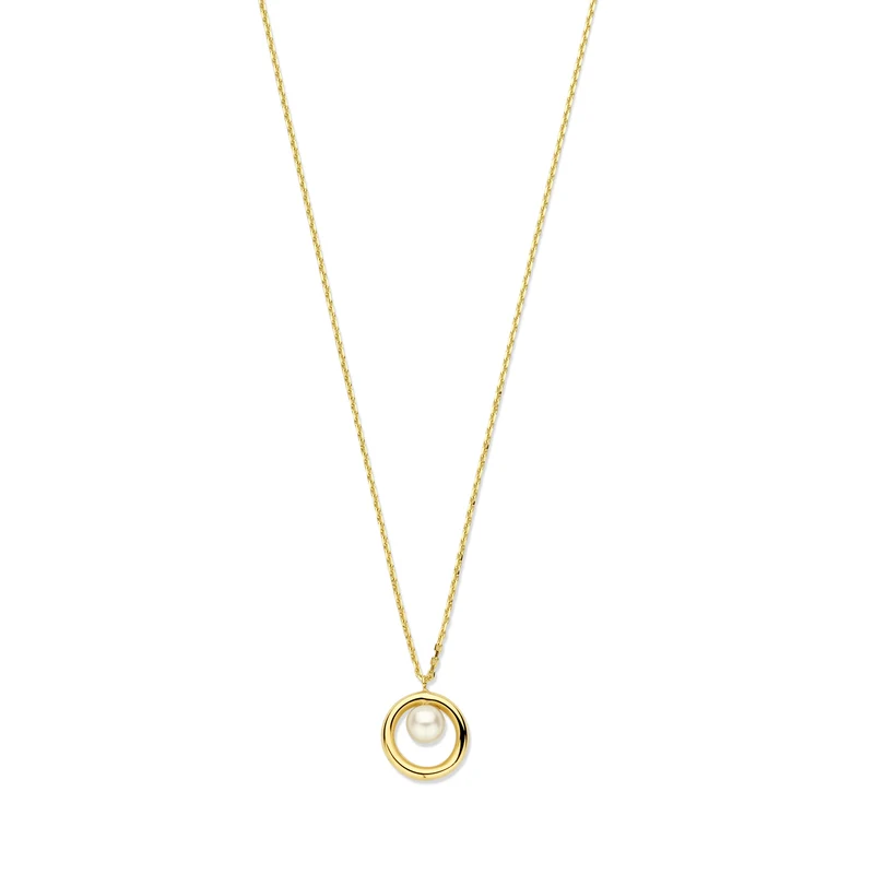 Beloro Jewels Monte Napoleone Perla 9 Karaat Ketting BO340026