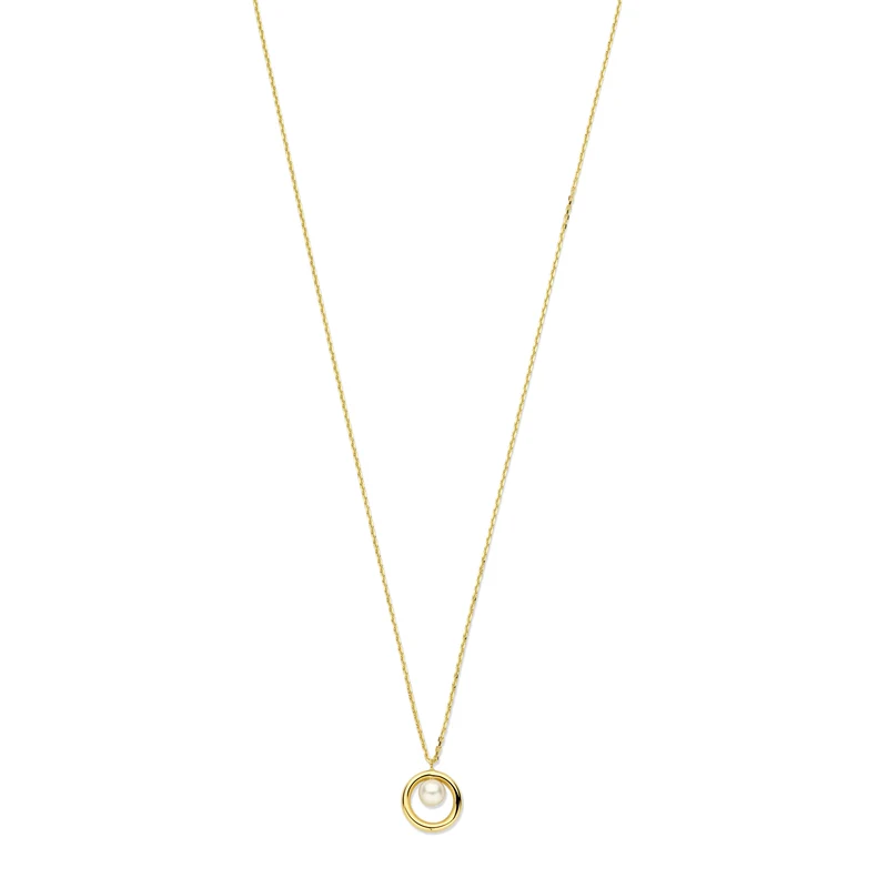 Beloro Jewels Monte Napoleone Perla 9 Karaat Ketting BO340026