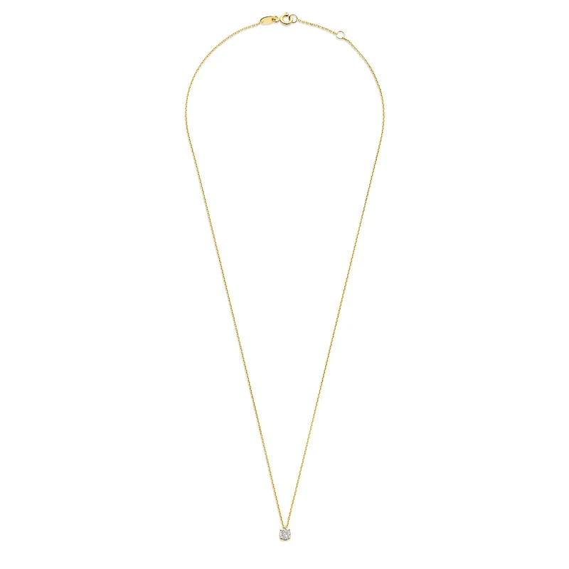 Beloro Jewels Monte Napoleone Stella 9 Karaat Ketting BO340044