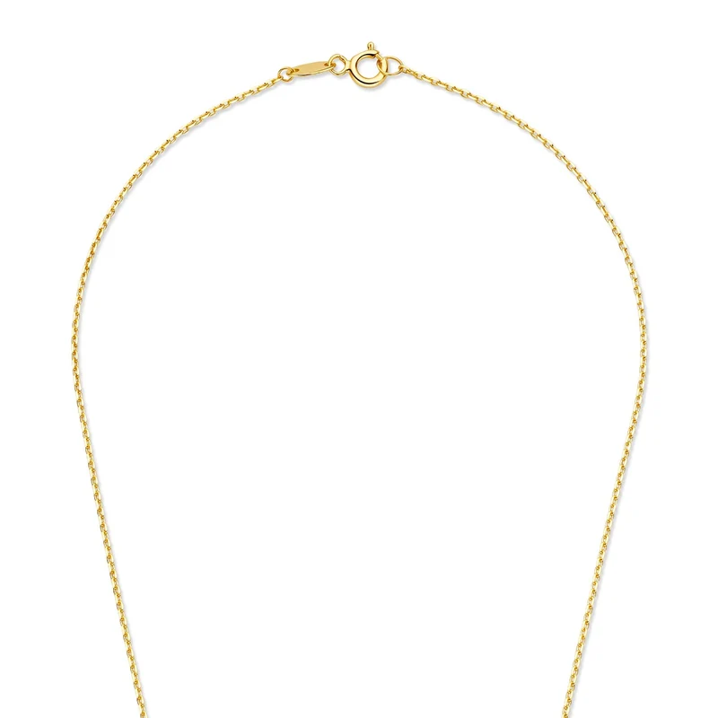 Beloro Jewels Monte Napoleone Valentina 9 karaat ketting met zirkonia BO340046