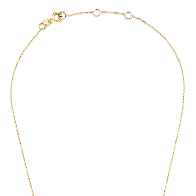 Beloro Jewels Monte Napoleone Irene 9 karaat ketting met zirconia stenen BO340048