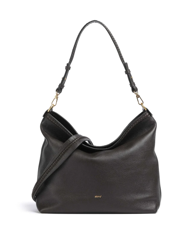 Abro Agave Signature Bolso de hobo dark brown