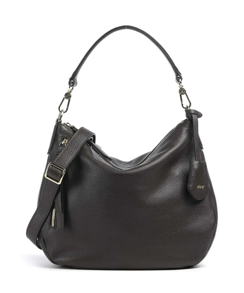 Abro Adria Juna Small Bolso de hobo dark brown