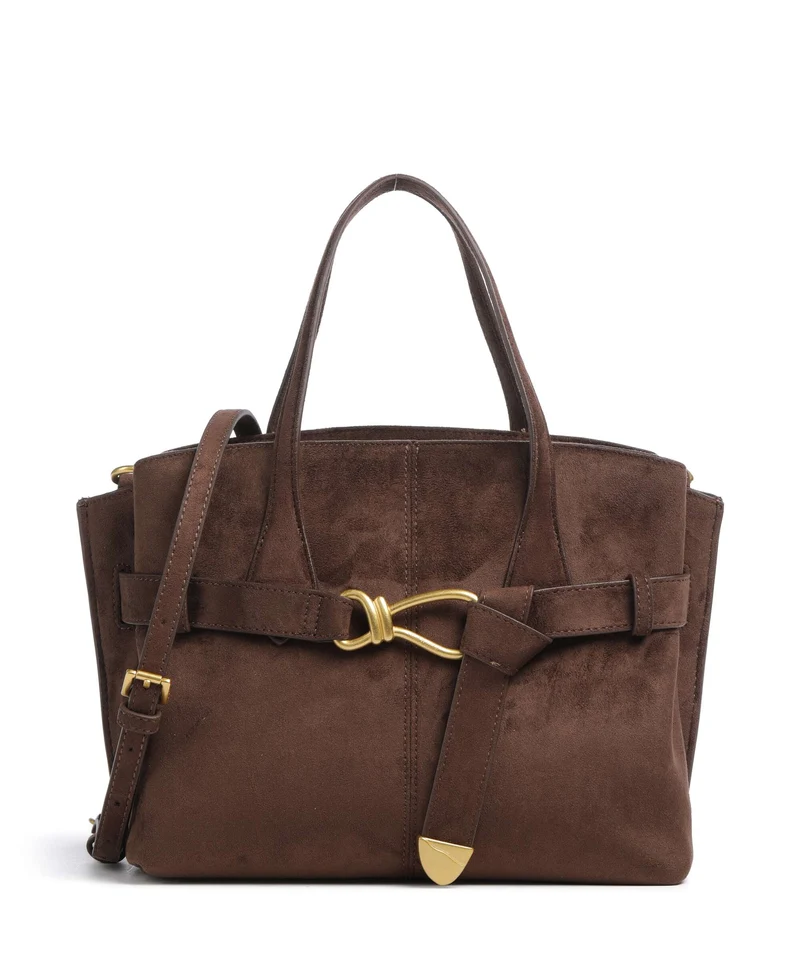 Steve Madden BJOPLIN Bolso de mano chocolate/gold