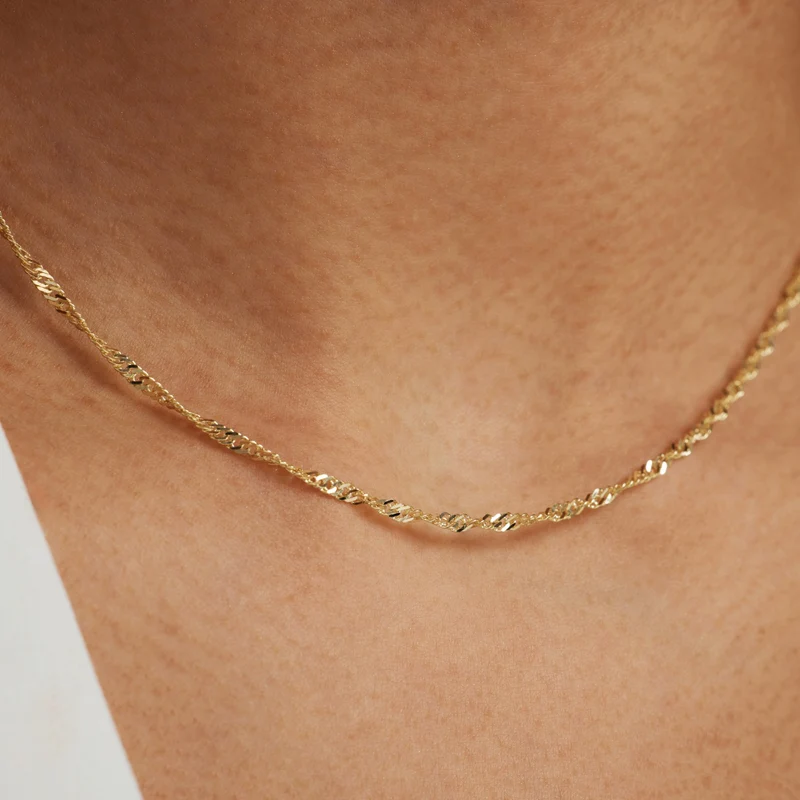 Isabel Bernard Rivoli Lilou 14 karaat gouden ketting IB340113