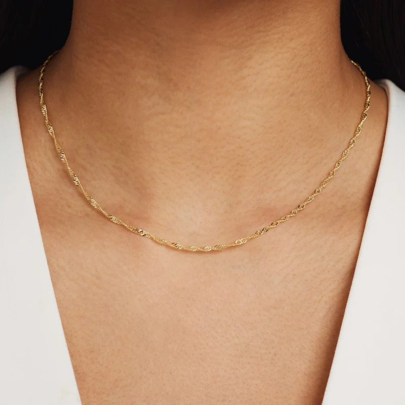 Isabel Bernard Rivoli Lilou 14 karaat gouden ketting IB340113