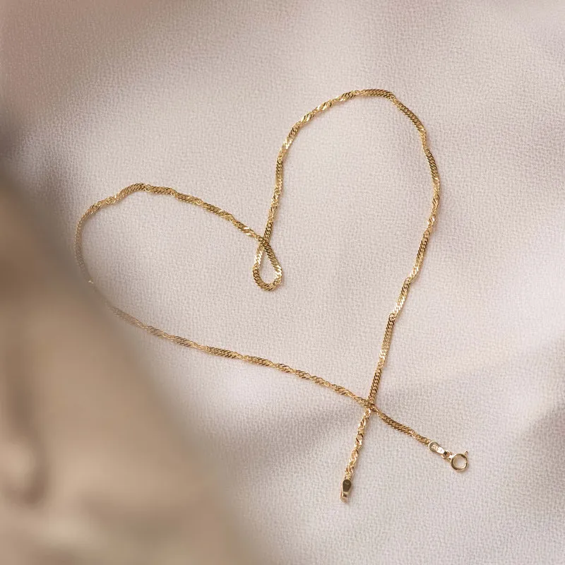 Isabel Bernard Rivoli Lilou 14 karaat gouden ketting IB340113