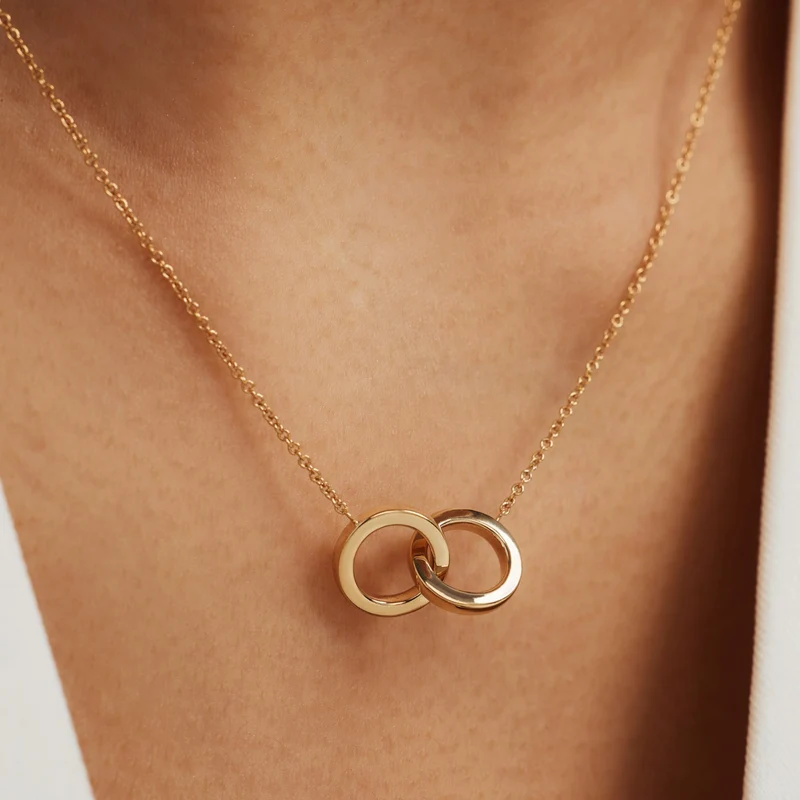 Isabel Bernard 14 Karaat Gouden Le Marais Zoé Ketting IB340131 (Lengte: 40.00-44.00 cm)