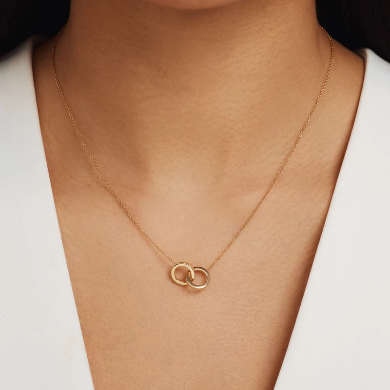 Isabel Bernard 14 Karaat Gouden Le Marais Zoé Ketting IB340131 (Lengte: 40.00-44.00 cm)