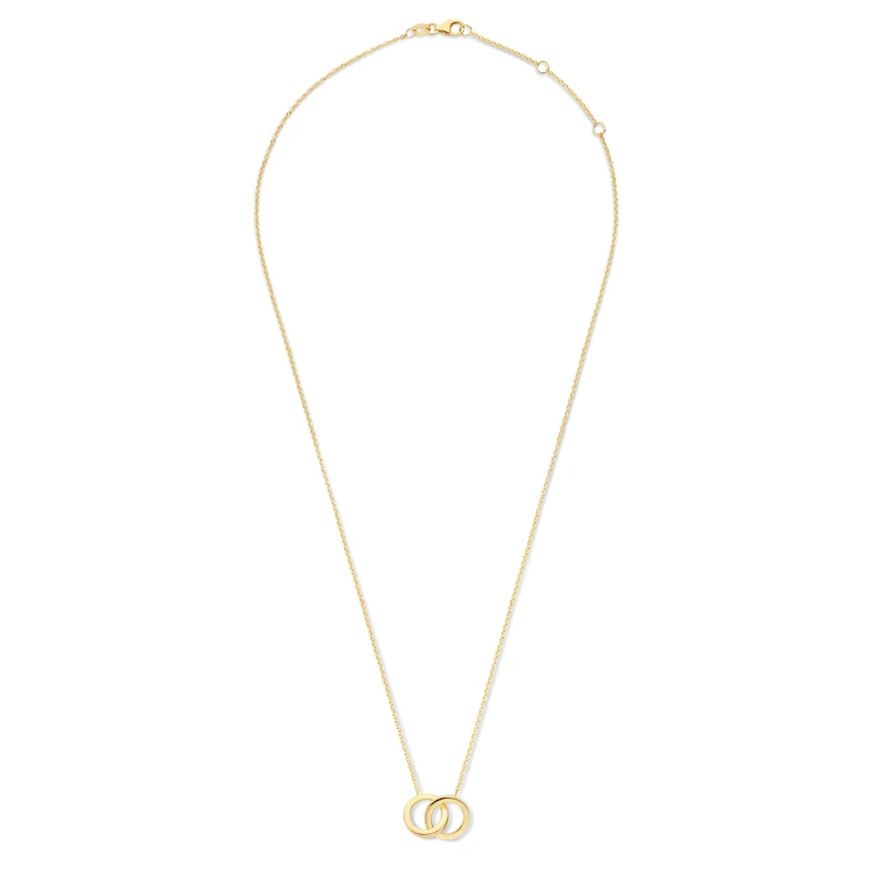 Isabel Bernard 14 Karaat Gouden Le Marais Zoé Ketting IB340131 (Lengte: 40.00-44.00 cm)