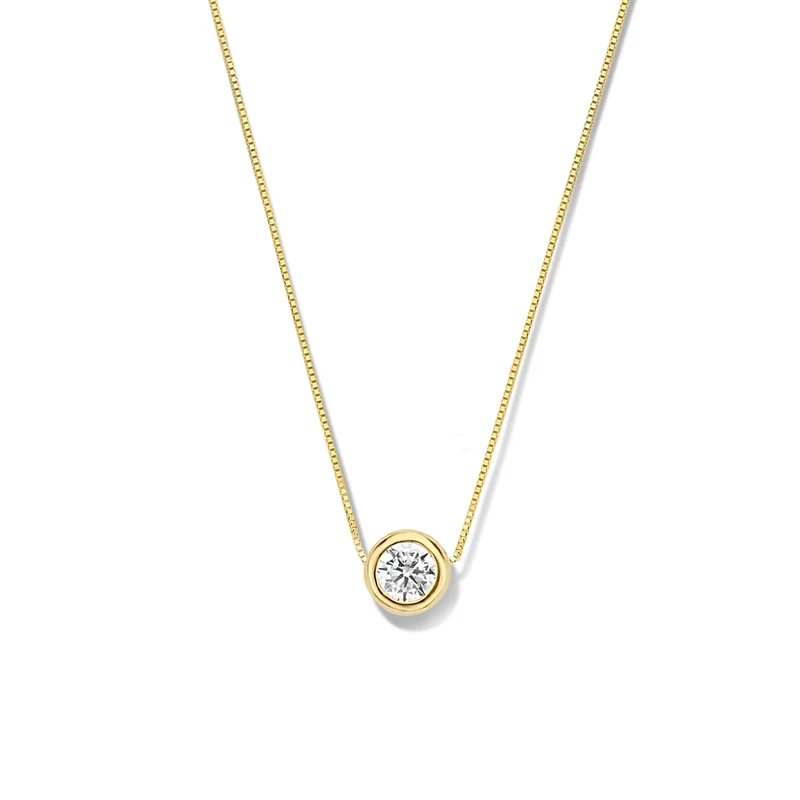 Isabel Bernard Rivoli Aélys 14 Karaat Gouden Ketting IB340137 (Lengte: 40.00-42.00 cm)