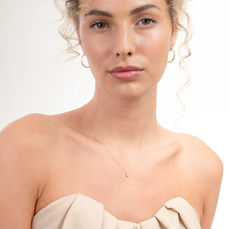 Isabel Bernard Rivoli Aélys 14 Karaat Gouden Ketting IB340137 (Lengte: 40.00-42.00 cm)