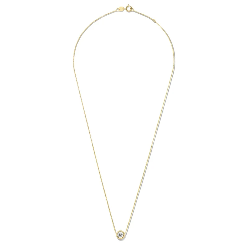 Isabel Bernard Rivoli Aélys 14 Karaat Gouden Ketting IB340137 (Lengte: 40.00-42.00 cm)
