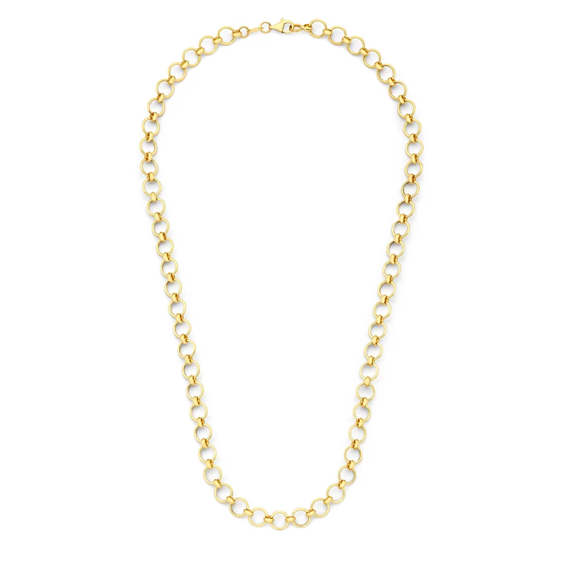 Isabel Bernard Belleville Axelle 14 Karaat Gouden Schakelketting IB340163