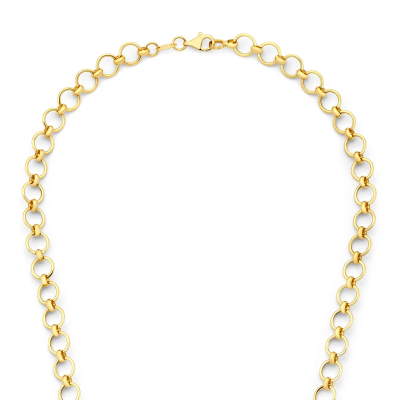 Isabel Bernard Belleville Axelle 14 Karaat Gouden Schakelketting IB340163