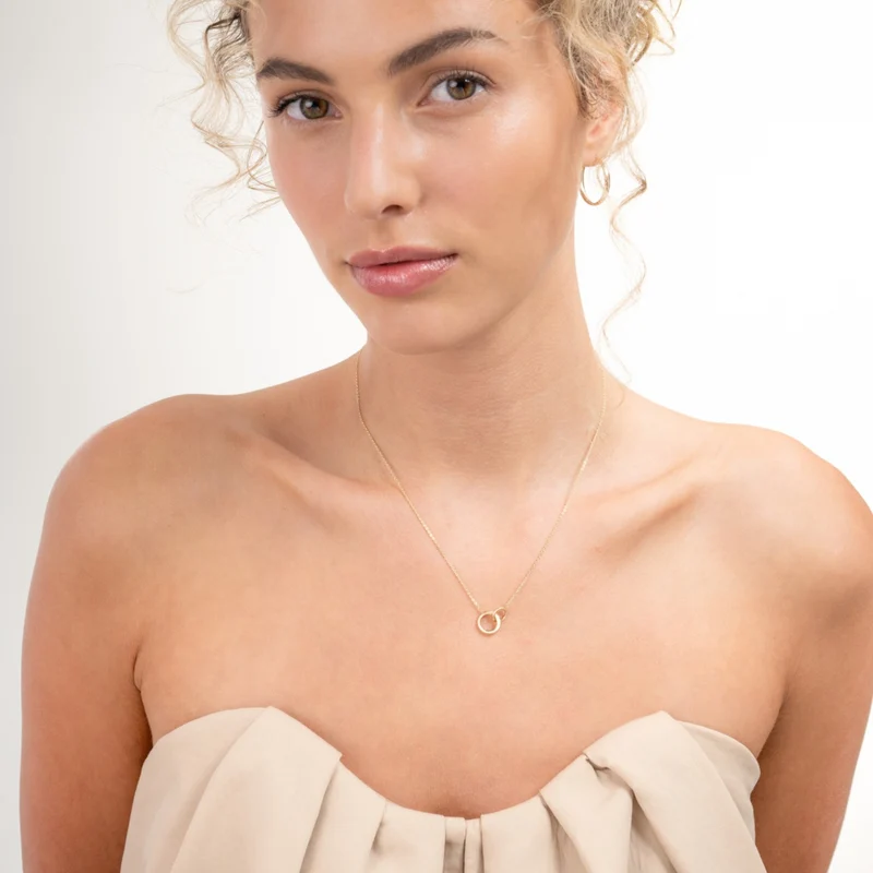 Isabel Bernard Le Marais Enlace 14 karaat gouden ketting IB340177