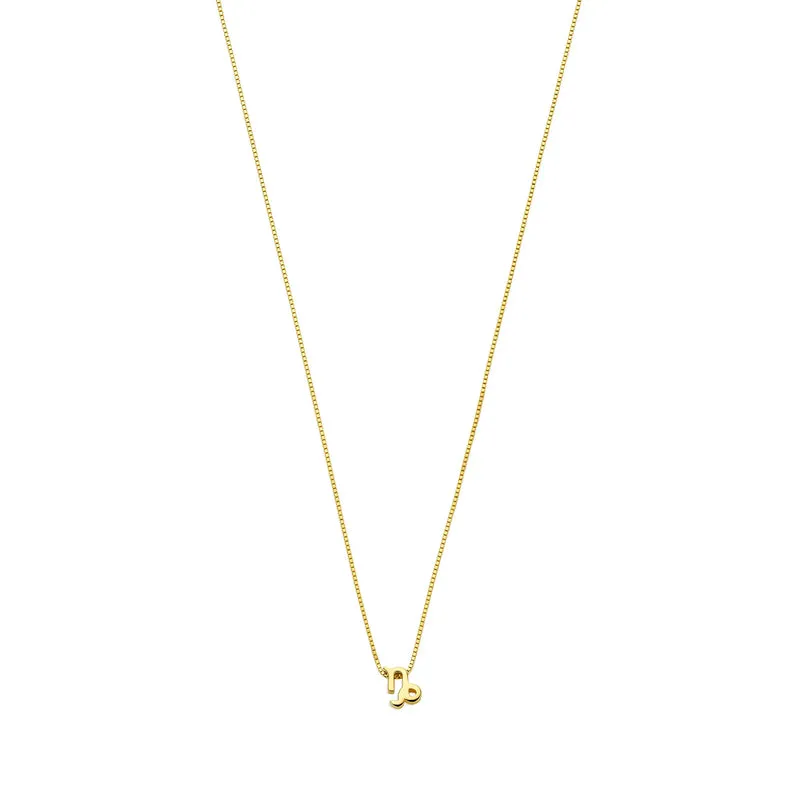 Isabel Bernard Étoiles d’Or Capricorn 14 Carat Gold Venetian Necklace With Horoscope IB340187