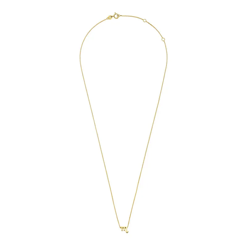 Isabel Bernard Étoiles d’Or Scorpio 14 Carat Gold Venetian Necklace With Horoscope IB340185