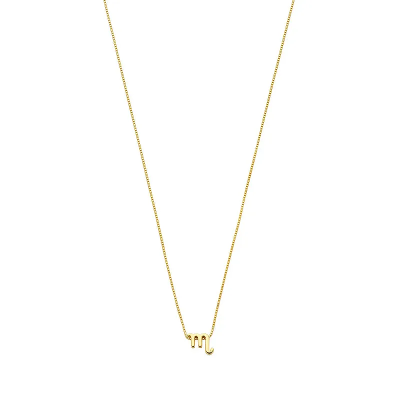 Isabel Bernard Étoiles d’Or Scorpio 14 Carat Gold Venetian Necklace With Horoscope IB340185