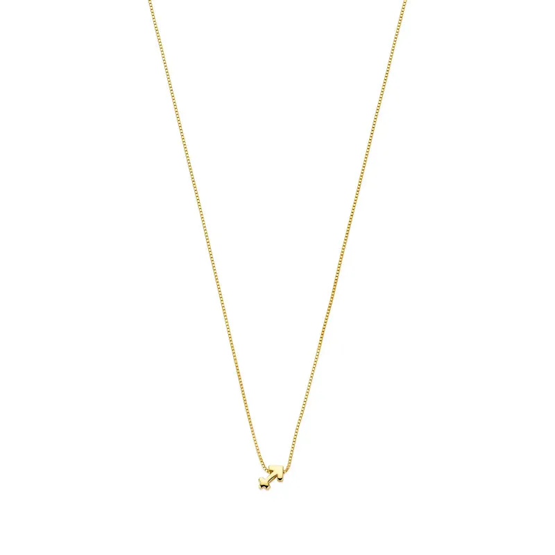 Isabel Bernard Étoiles d’Or Sagittarius 14 Carat Gold Venetian Necklace With Horoscope IB340186