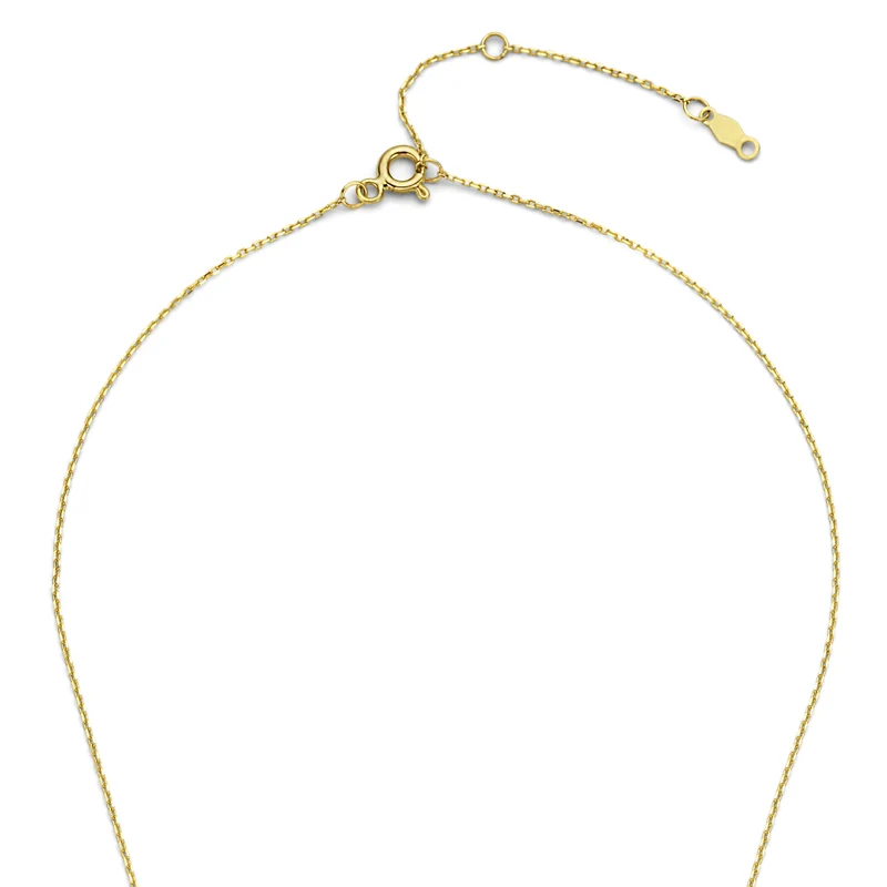 Isabel Bernard De la Paix Celesse 14 karaat gouden collier | diamant 0.07 ct | IBD350002