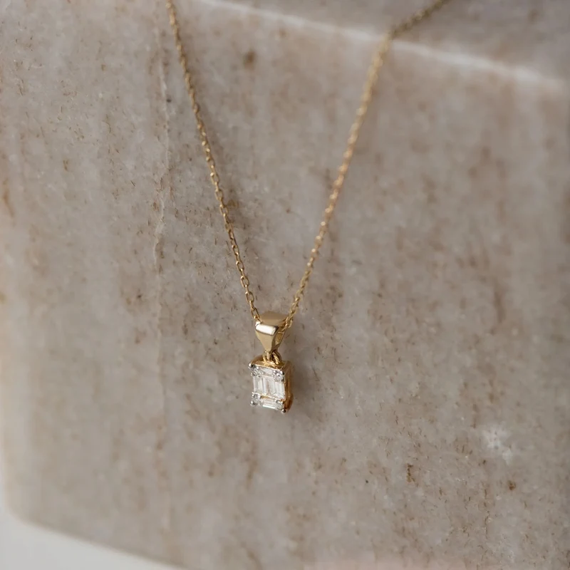 Isabel Bernard De la Paix Maxime 14 Karaat Gouden Collier | Diamant 0.11 ct | IBD350017