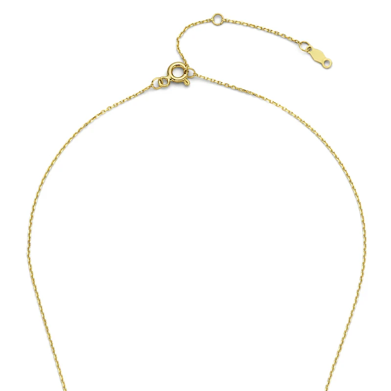 Isabel Bernard De la Paix Maxime 14 Karaat Gouden Collier | Diamant 0.11 ct | IBD350017