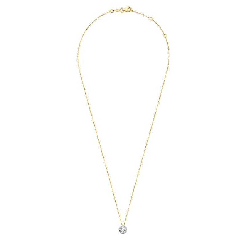 Isabel Bernard De la Paix Viviane 14 karat gold necklace with diamond IBD350031