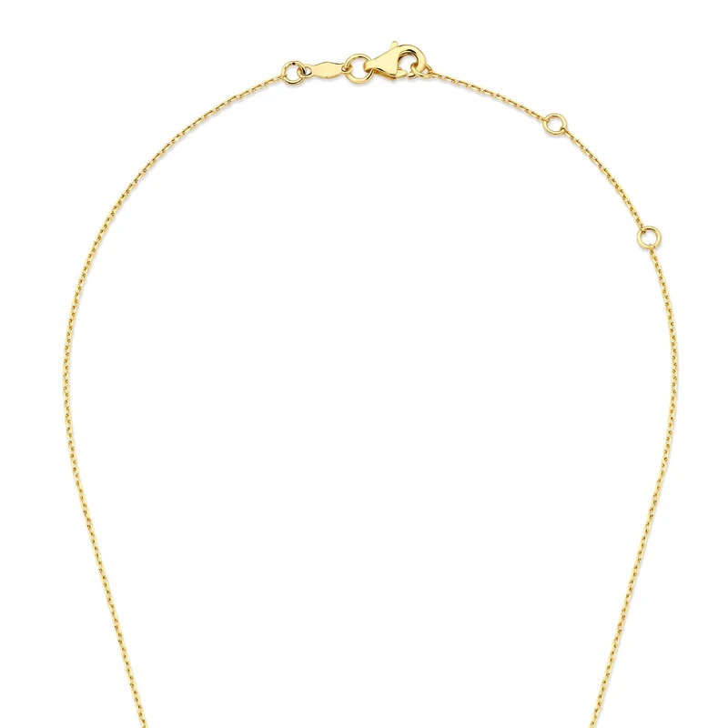 Isabel Bernard De la Paix Viviane 14 karat gold necklace with diamond IBD350031